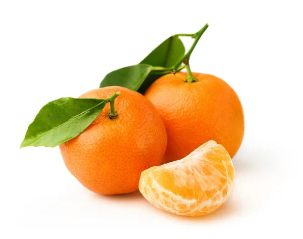 Mandarina madura close-up — Fotografia de Stock