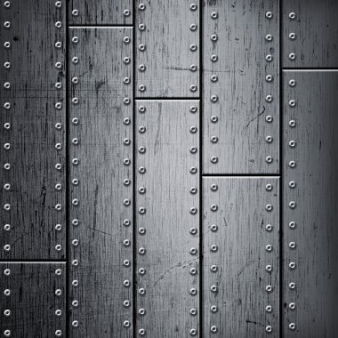 Perçin ile metal doku