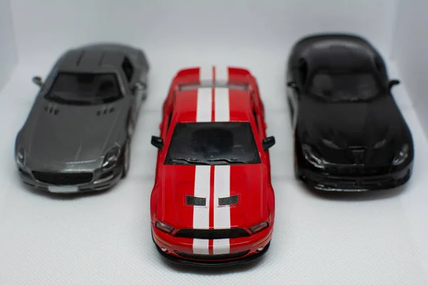 Tre Auto Sportive Foto Sfondi Immagini — Foto Stock
