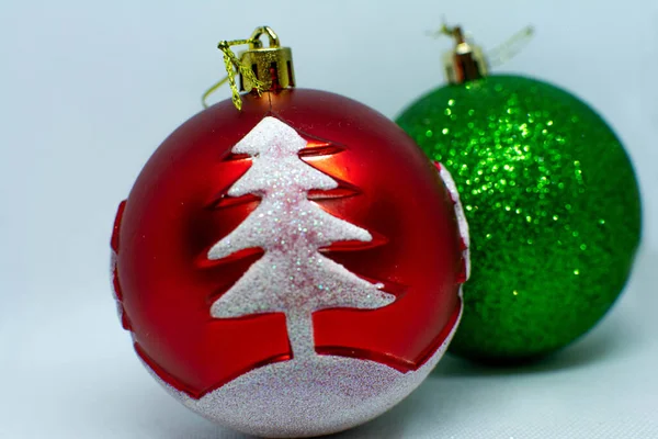 Christmas Tree Decorations Accessories Tree — Stock Photo, Image