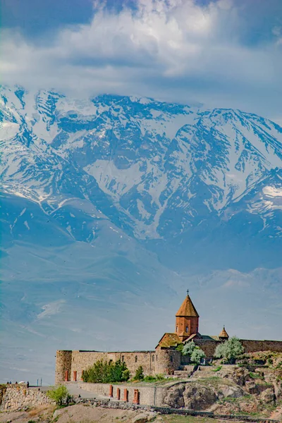 Templo Apostólico Armênio Khor Virap — Fotografia de Stock