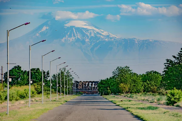 Temple Zvartnots Mont Ararat — Photo