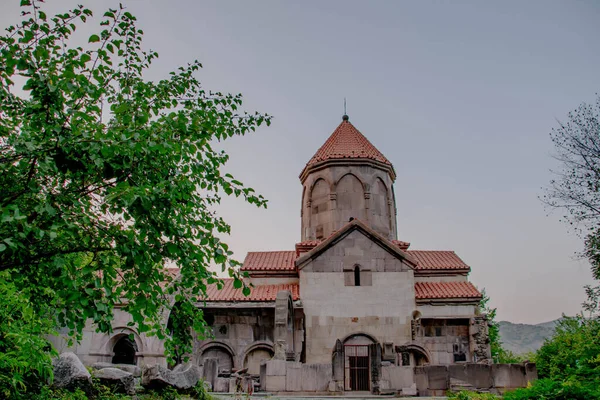 Keresztény Kolostor Mély Erdőben Gyönyörű Erdei Táj Régi Apostoli Kolostor — Stock Fotó