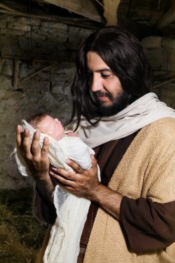 Noel nativity Joseph ve İsa