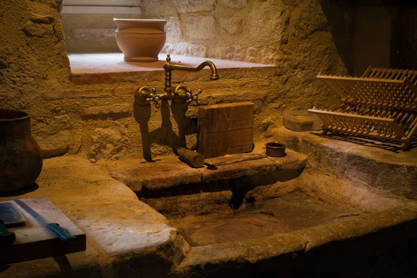 Renaissance Interieur Foto Einem Anwesen Veröffentlicht Mittelalterliche Burg Südfrankreich Aufgenommen — Stockfoto