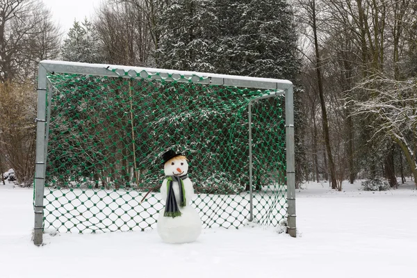 Portero muñeco de nieve —  Fotos de Stock