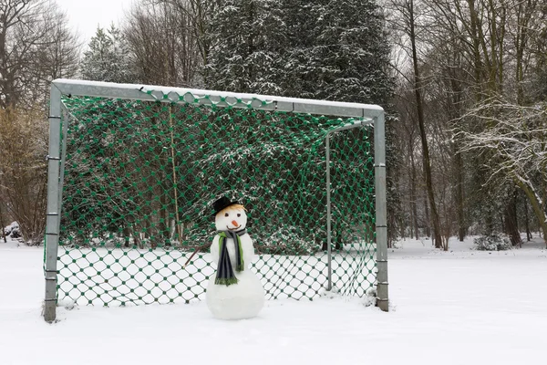 Portiere pupazzo di neve — Foto Stock