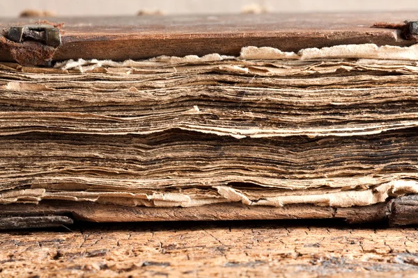 Grungy pages of old book — Stock Photo, Image