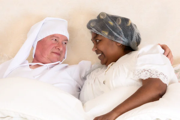 Feliz casal de idosos — Fotografia de Stock