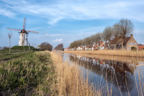 Damme village in Flanders — Stock Photo, Image