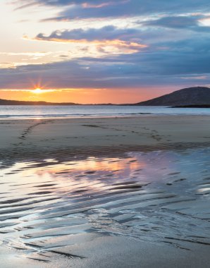 Isle of Harris için günbatımı
