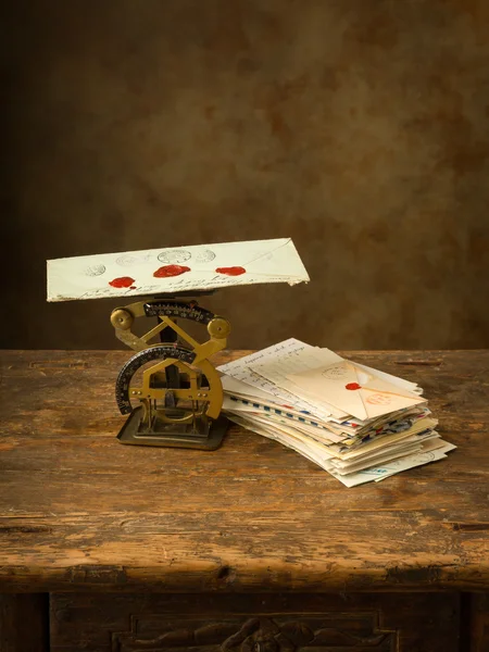 Escala de letras de tiempos pasados — Foto de Stock