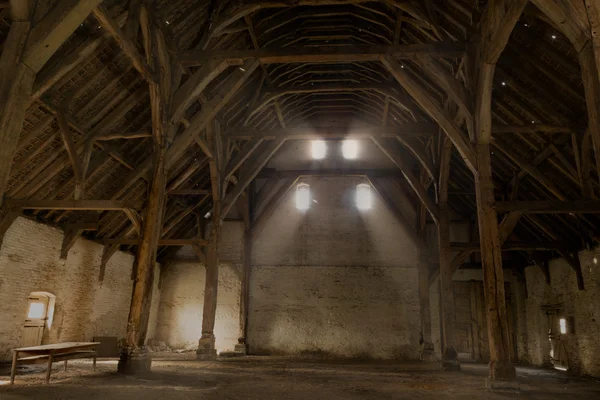 中世纪佛兰德斯的谷仓 — 图库照片