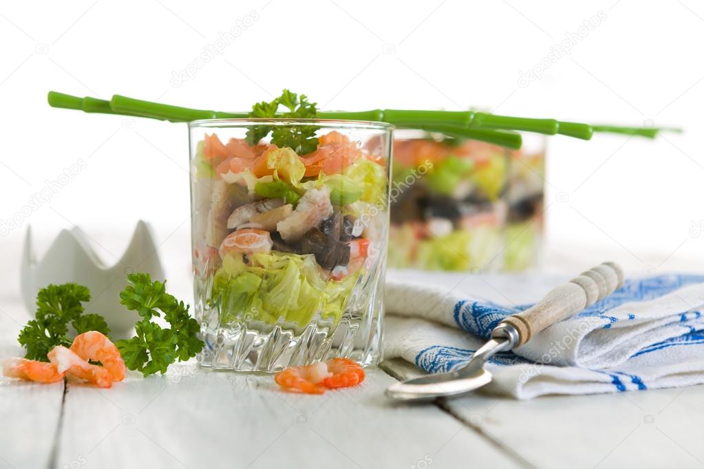 Seafood verrine