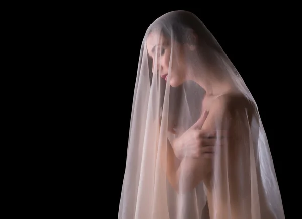 See through veil — Stock Photo, Image