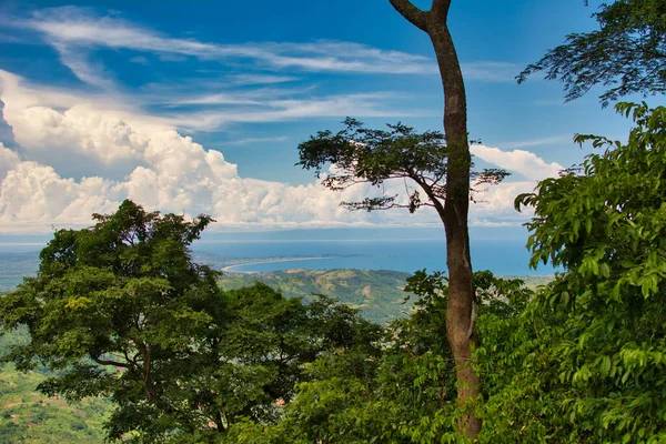 Landscape View Lake Malawi Seen Road S103 Livingstonia Malawi Africa — 스톡 사진