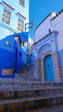 Şef Fas 'ın mavi bir şehridir.