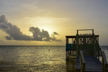 Caye Caulker, Belize 'de Gündoğumu