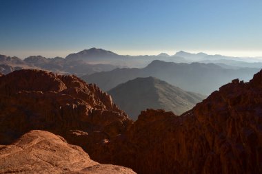 Mısır 'ın Sina Dağı' ndan harika manzaralar