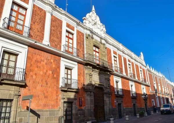 Puebla Huvudstad Och Största Stad Delstaten Puebla Mexiko Och Den — Stockfoto