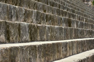 Uxmal 'da Nunnery Quadrangle, Meksika' da antik bir Maya şehri.