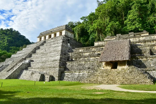 Tempio Delle Iscrizioni Palenque Una Città Stato Maya Nel Sud — Foto Stock