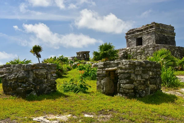 Tulum Una Ciudad Precolombina Maya Península Yucantán México — Foto de Stock