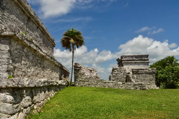 Tulum Uma Cidade Maia Pré Colombiana Península Yucantan México — Fotografia de Stock