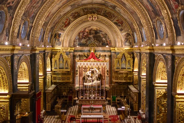 Katedrála Jana Vallettě Malta — Stock fotografie