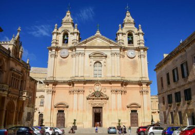 Mdina, Malta 'daki St. Paul Katedrali