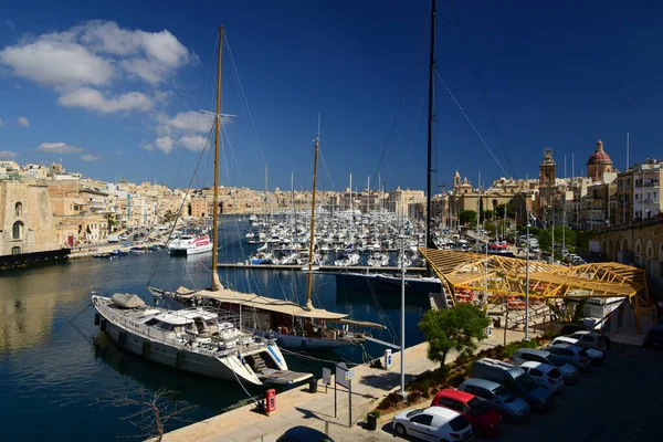 Port Jachtowy Vittoriosa Malta — Zdjęcie stockowe