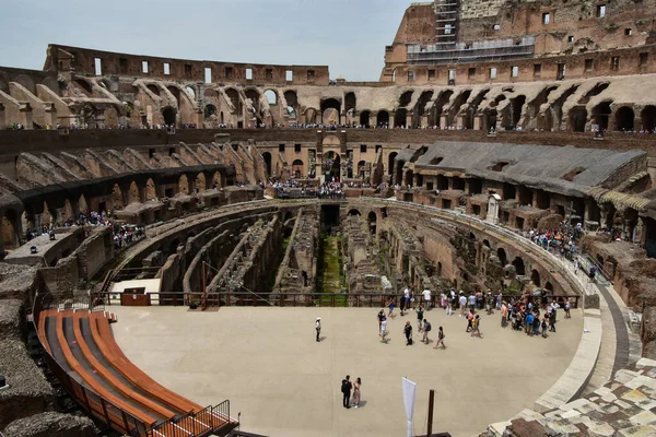 Colosseum Rome Italy Largest Ancient Amphitheatre Ever Built World Largest — Stock Photo, Image