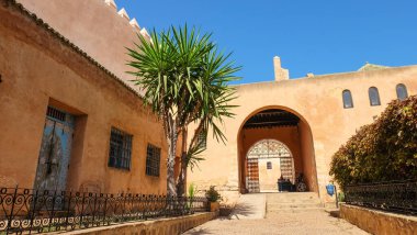Fas 'ın başkenti Rabat' taki Udayaların Kasbah 'ı.