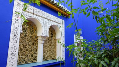 Marakeş, Fas 'taki Majorelle Bahçesi