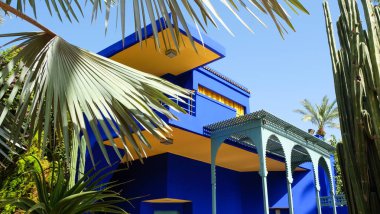 Marakeş, Fas 'taki Majorelle Bahçesi