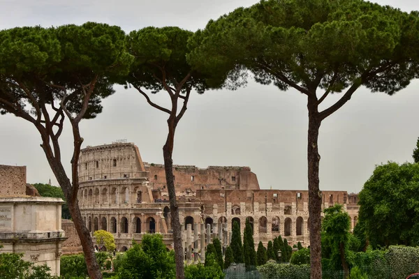 Colosseum Rom Italien Den Största Antika Amfiteater Som Någonsin Byggts — Stockfoto