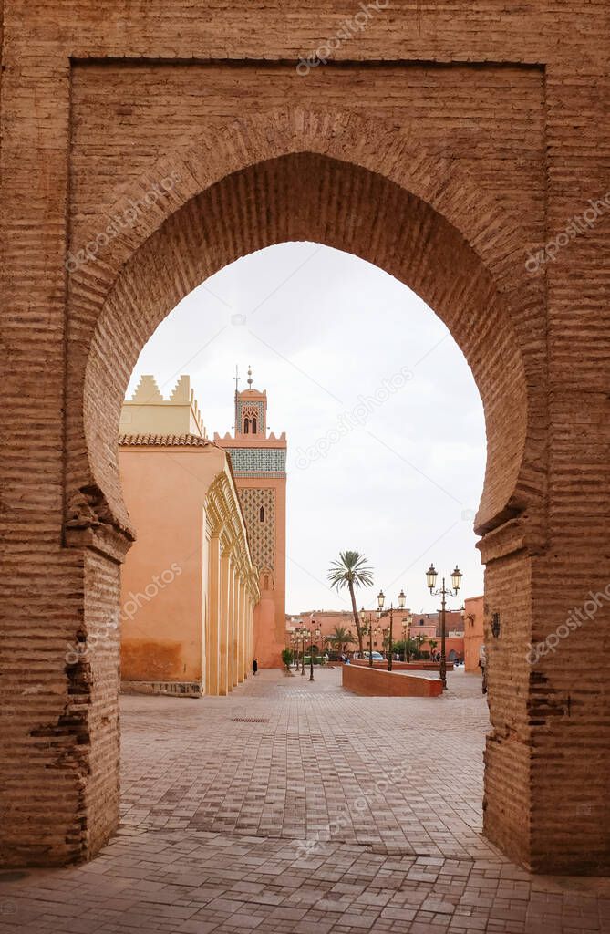 The medina (old town) of Marrakech, Morocco