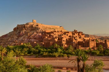 Ait Benhaddou 'dan Kasbah, Fas' taki UNESCO Dünya Mirası Bölgesi