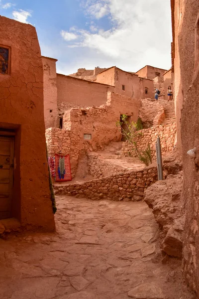 Касба Айт Бенхадду Внесенная Список Всемирного Наследия Юнеско Марокко — стоковое фото
