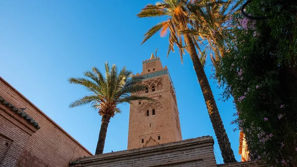 Koutoubia清真寺是摩洛哥马拉喀什最大的清真寺 — 图库照片