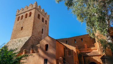 Şef Fas 'ın Kasbah Kalesi.