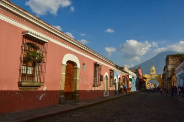 St Catarina Arc ve Volcan de Agua, Antigua, Guatemala