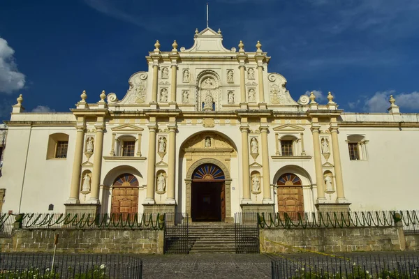 Antigua Guatemalas Katedral Catedral San Jos Romersk Katolsk Kyrka Antigua — Stockfoto