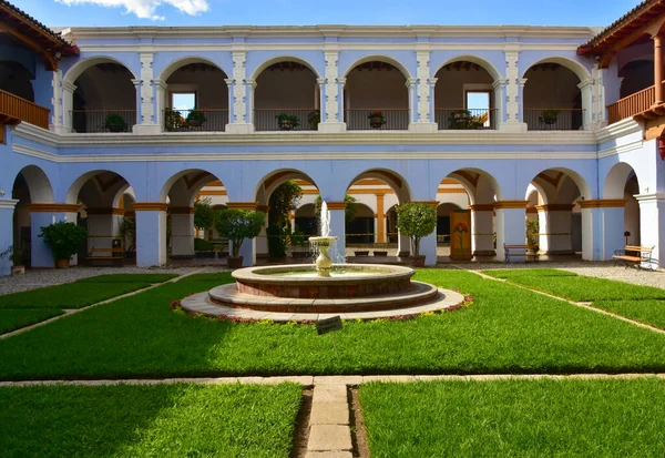 Trädgården Cooperacin Espaola Ett Kulturcentrum Antigua Guatemala — Stockfoto