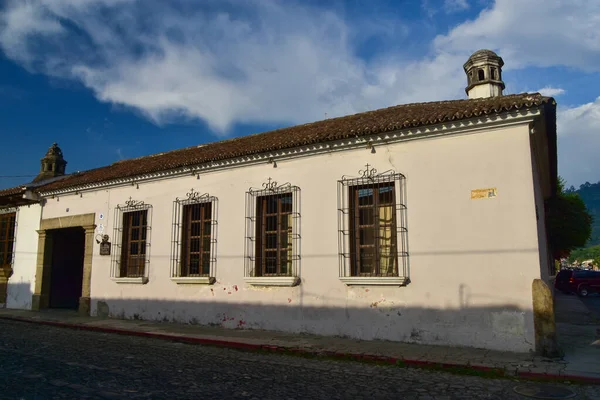 Antigua Stad Centrala Högländerna Guatemala Känd För Sin Bevarade Spanska — Stockfoto