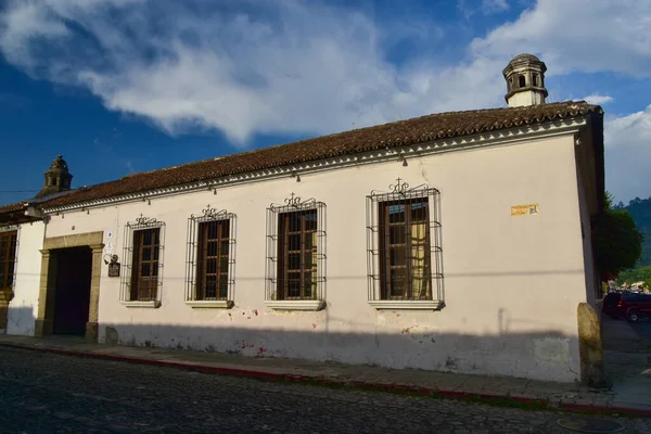 Antigua Una Ciudad Las Tierras Altas Centrales Guatemala Conocida Por — Foto de Stock