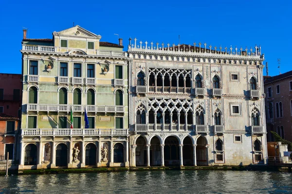 Beautiful Buildings Grand Canal Venice — Stock Photo, Image