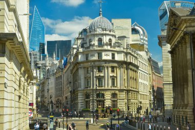 İngiltere 'nin Londra şehrindeki Finans Bölgesi