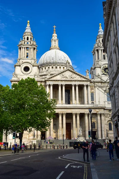 Londoni Szent Pál Székesegyház Sir Christopher Wren Remekműve — Stock Fotó