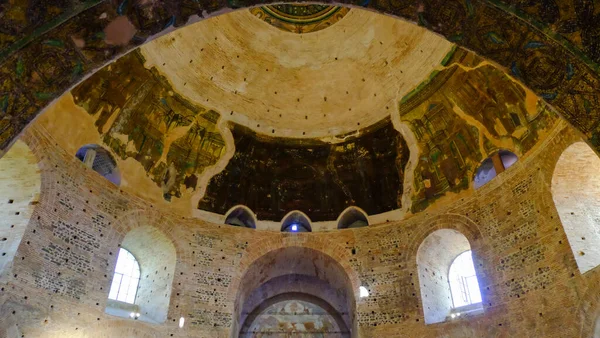 Interiören Kupolen Rotunda Galerius Thessaloniki Grekland — Stockfoto